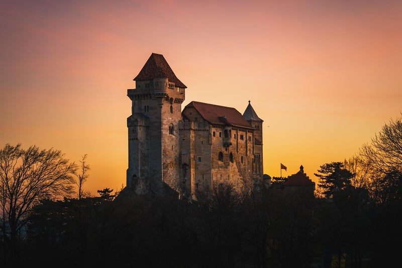 Medieval castle landscape